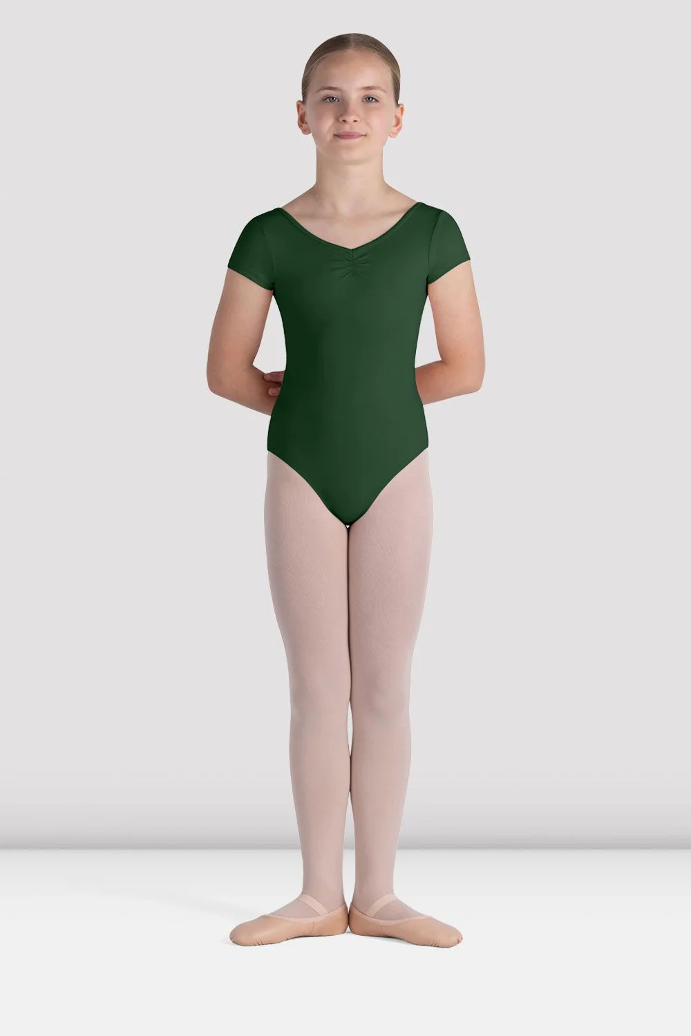 Girls Piper Cap Sleeve Leotard