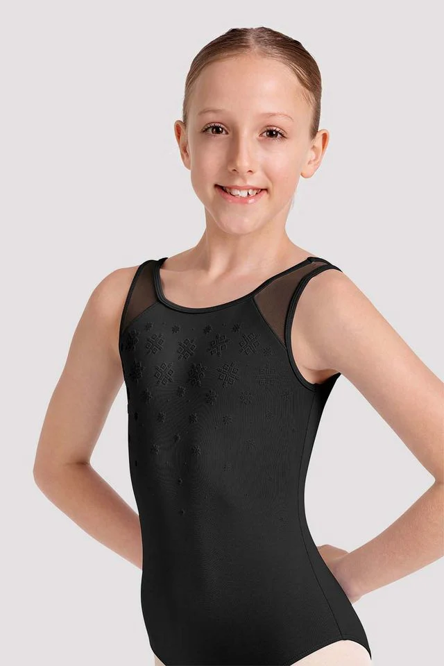 Girls Mirella Kaleidoscope Tank Leotard