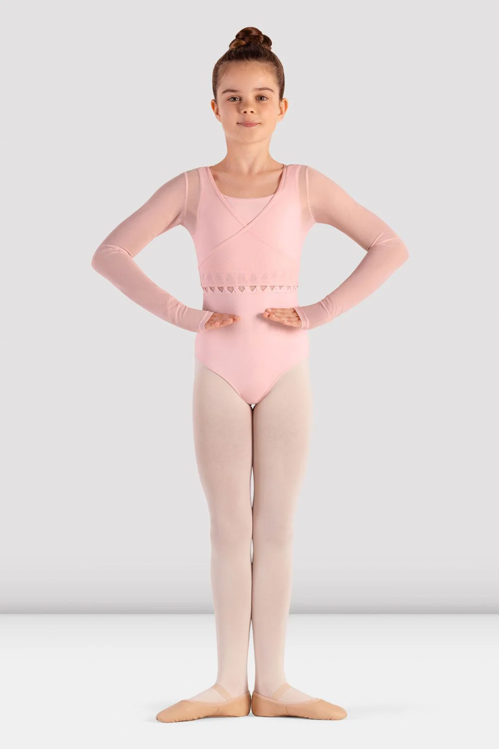 Girls Henny Mesh Wrap Top