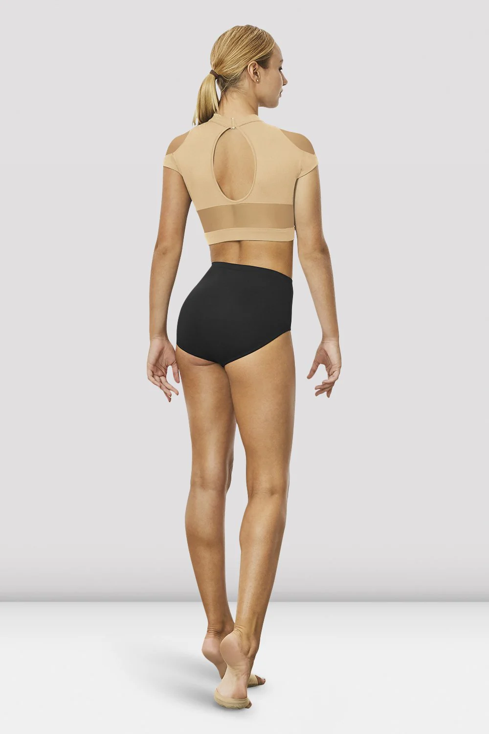 Ladies Hanae Cap Sleeve Crop Top
