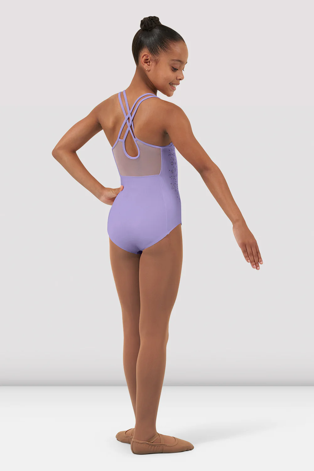 Girls Felicia Scoop Neck Leotard