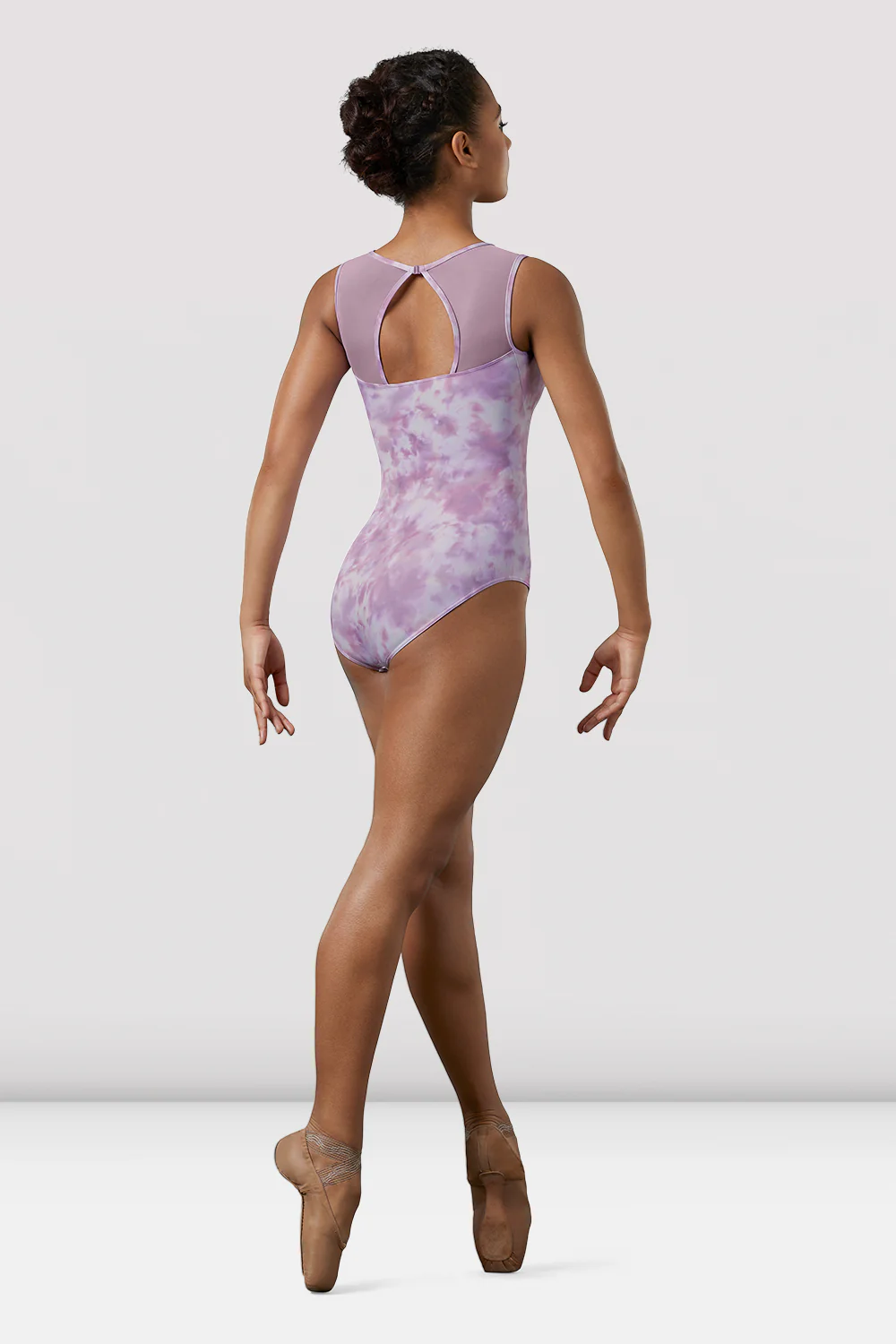 Ladies Mirella Watercolor High Neck Leotard