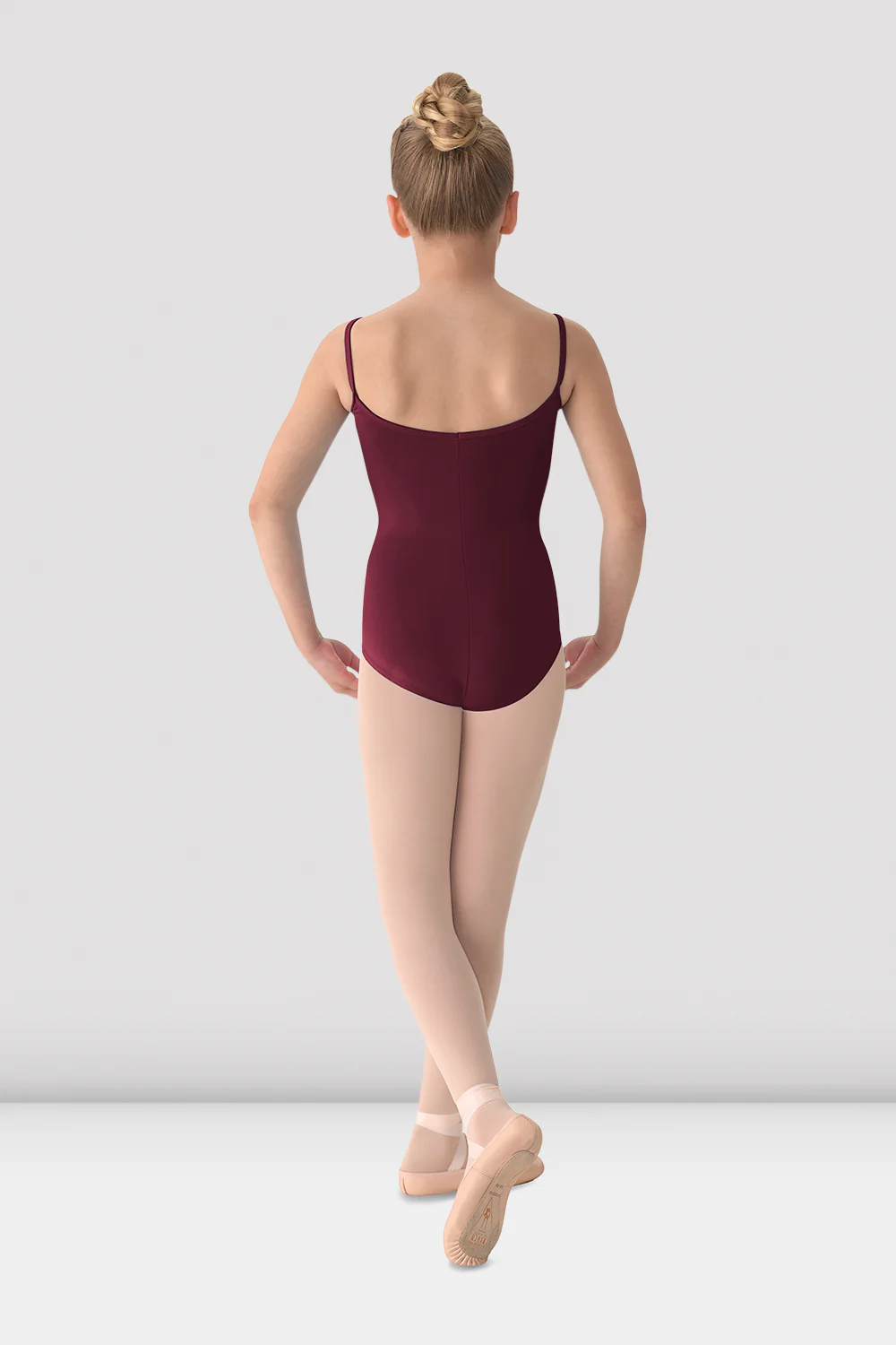Girls Mirella Princess Seam V Front Camisole Leotard