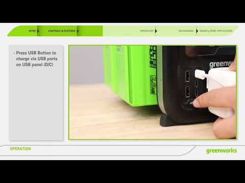 40V 500W 4-Slot Inverter Portable Power Station (Tool Only)