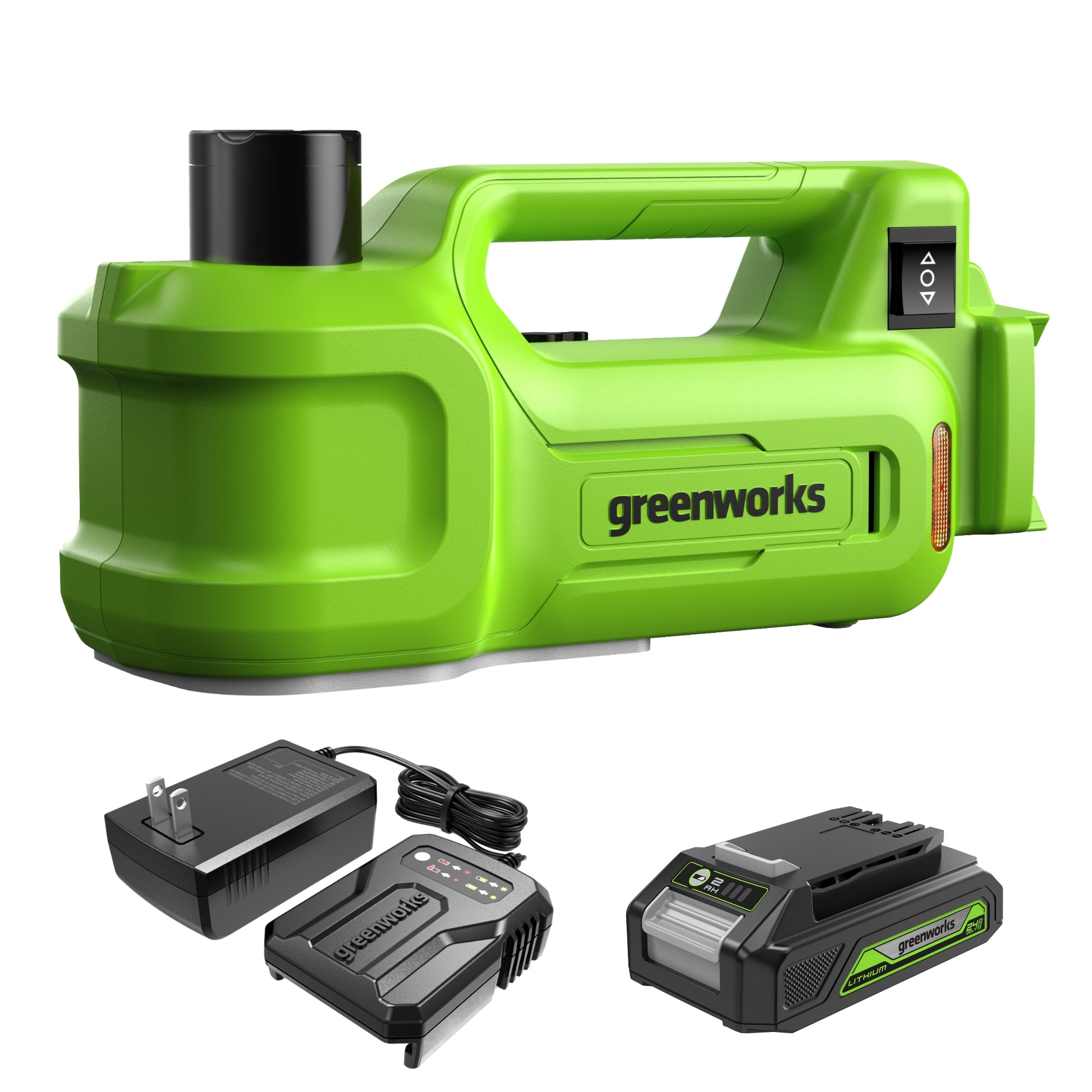 24V Cordless Battery 5-pc Car Care Combo Kit w/ 2.0Ah and 4.0Ah Batteries & (2) Chargers