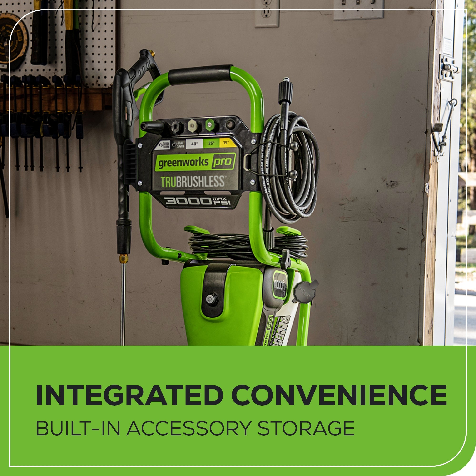 RENEWED 3000 PSI 2.0 GPM Cold Water Electric Pressure Washer Combo Kit w/ Short Gun, Mitts and 15