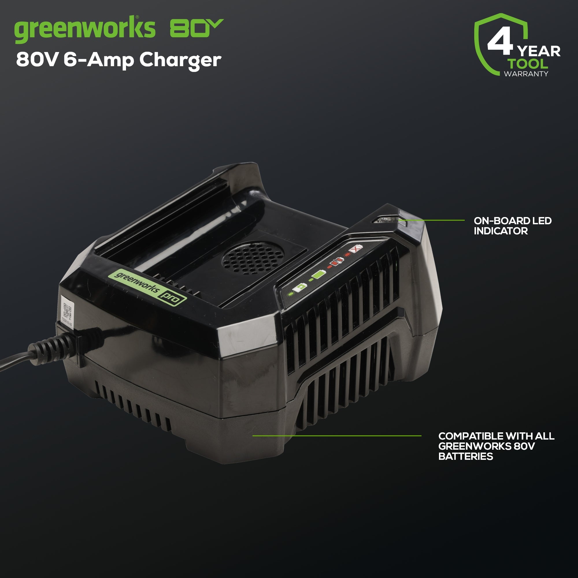 RENEWED 80V 6A Battery Charger