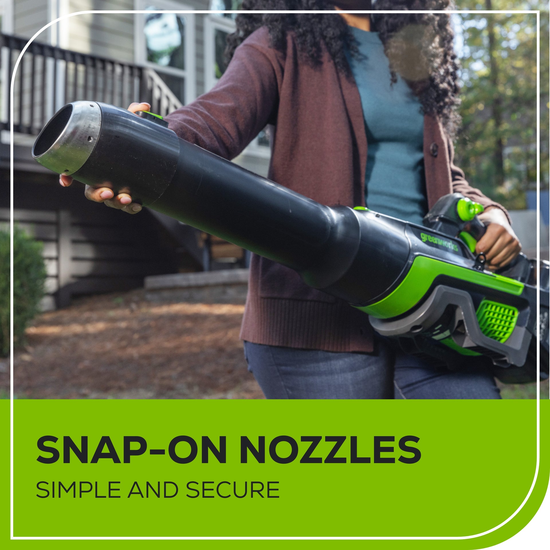 RENEWED 80V 800 CFM Brushless Leaf Blower w/ 2.5Ah Battery & Charger