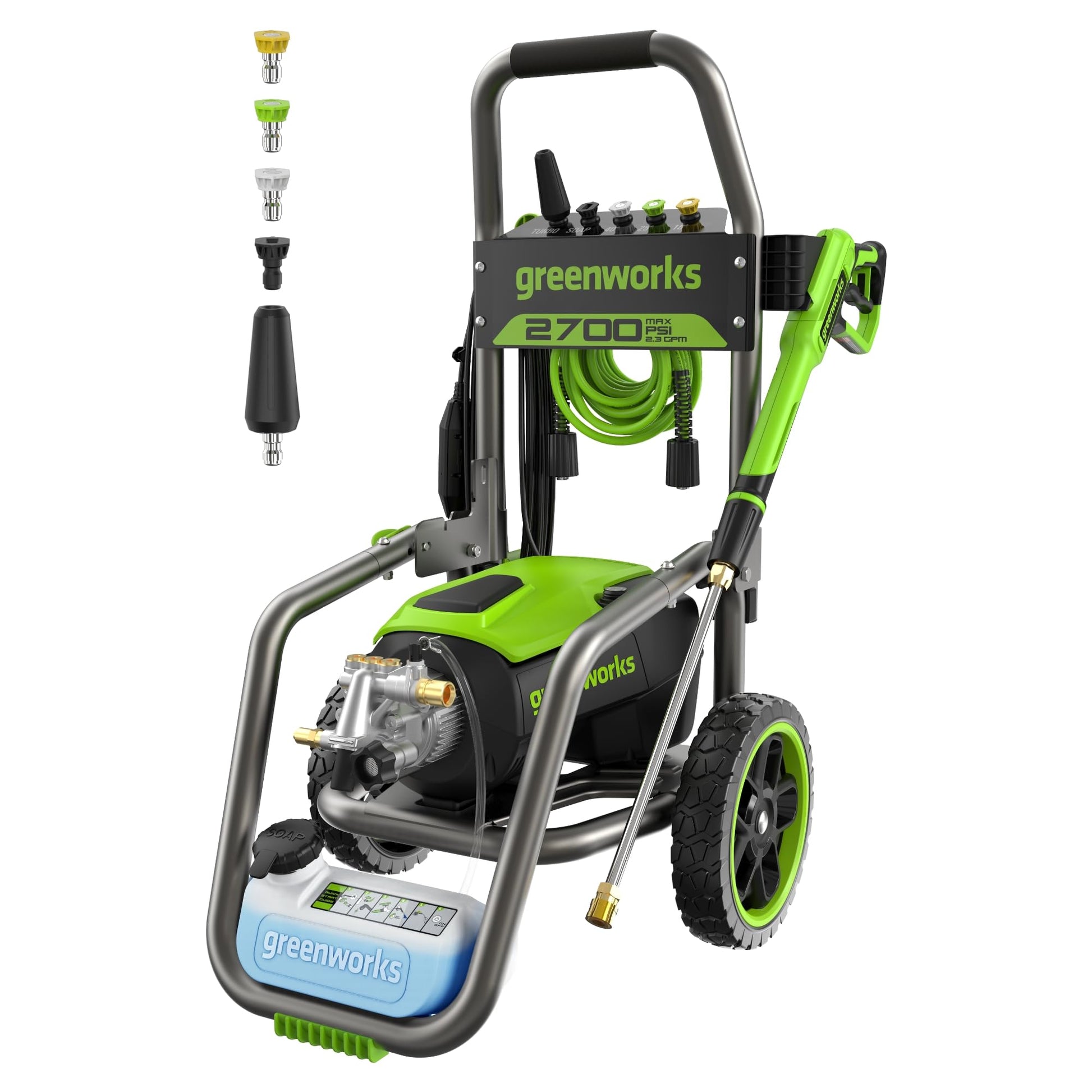 2500 PSI 2.1 GPM Cold Water Electric Pressure Washer