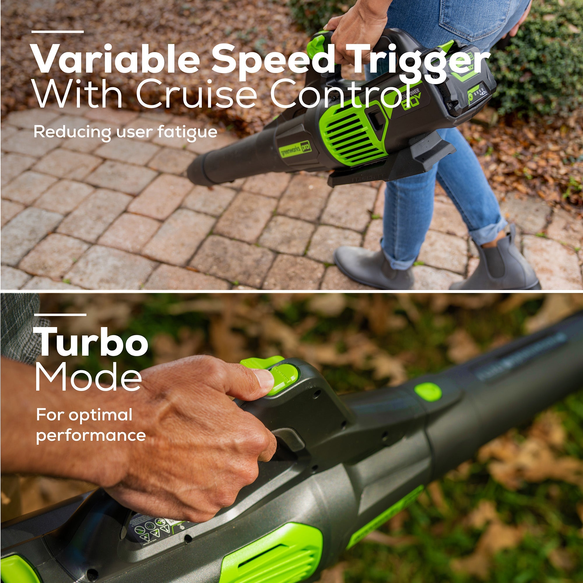 60V 610 CFM Cordless Battery Leaf Blower & Gutter Cleaning Kit Combo Kit w/ 2.5Ah Battery & Rapid Charger