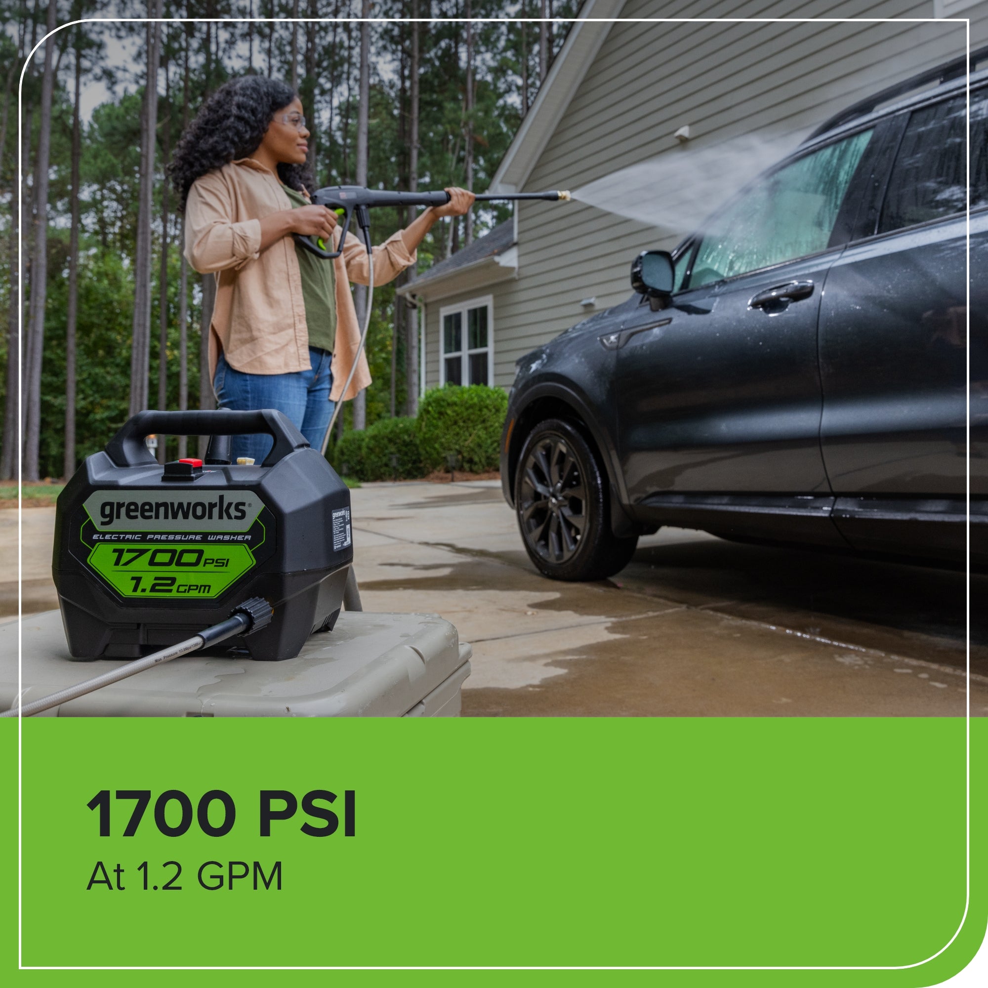 1700-PSI Hand Carry 1.2-GPM Electric Pressure Washer