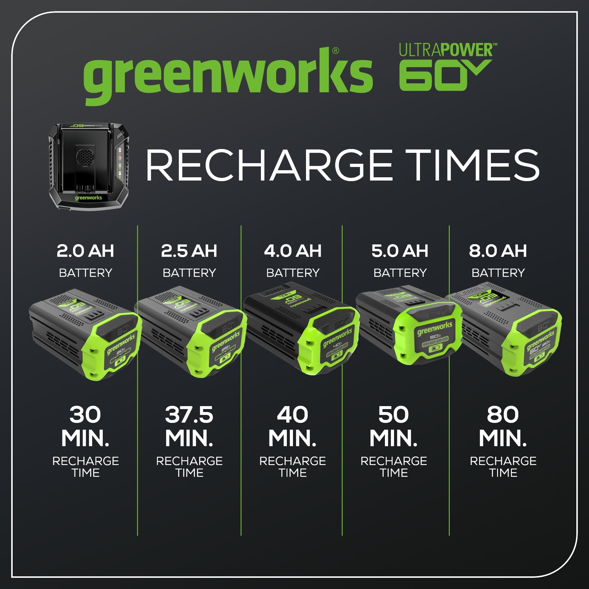 60V 6A UltraPower Rapid Battery Charger