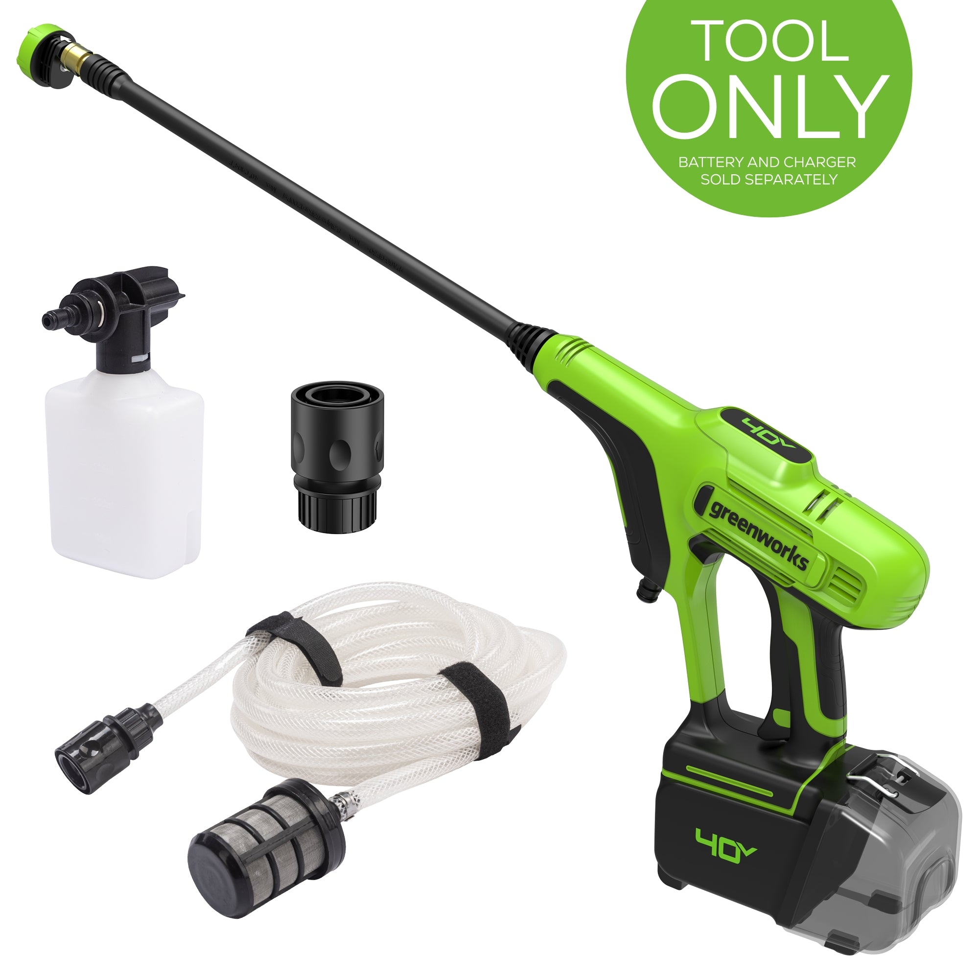 40V 600 PSI 0.8 GPM Cordess Power Cleaner (Tool Only)