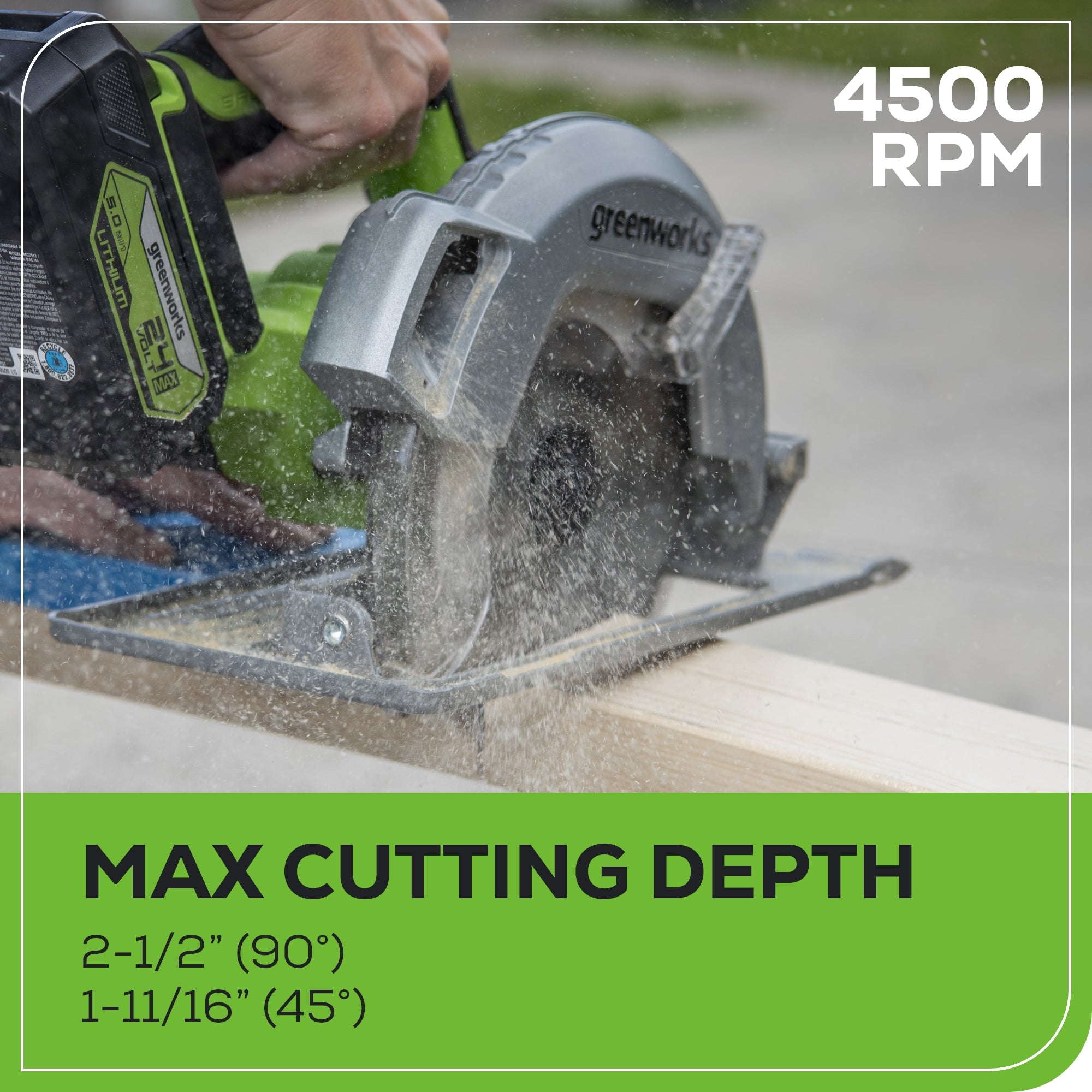 24V Circular Saw 7-1/4