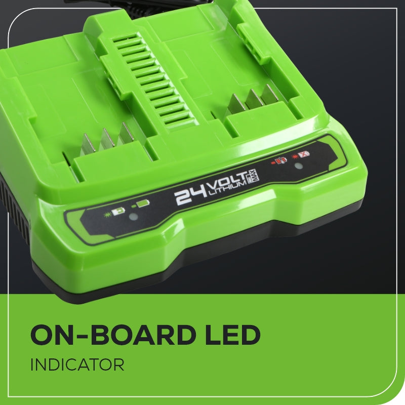 24V 4A Dual Port Battery Charger