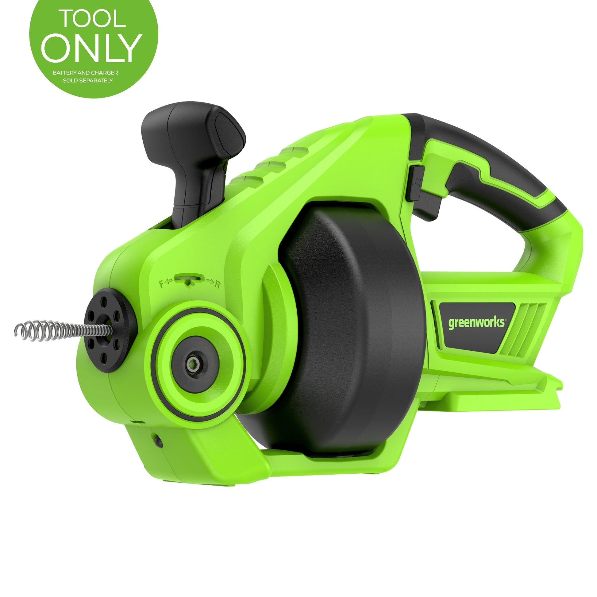 24V 23-FT Cordless Battery Drain Auger w/ (1) 2Ah Battery & Charger