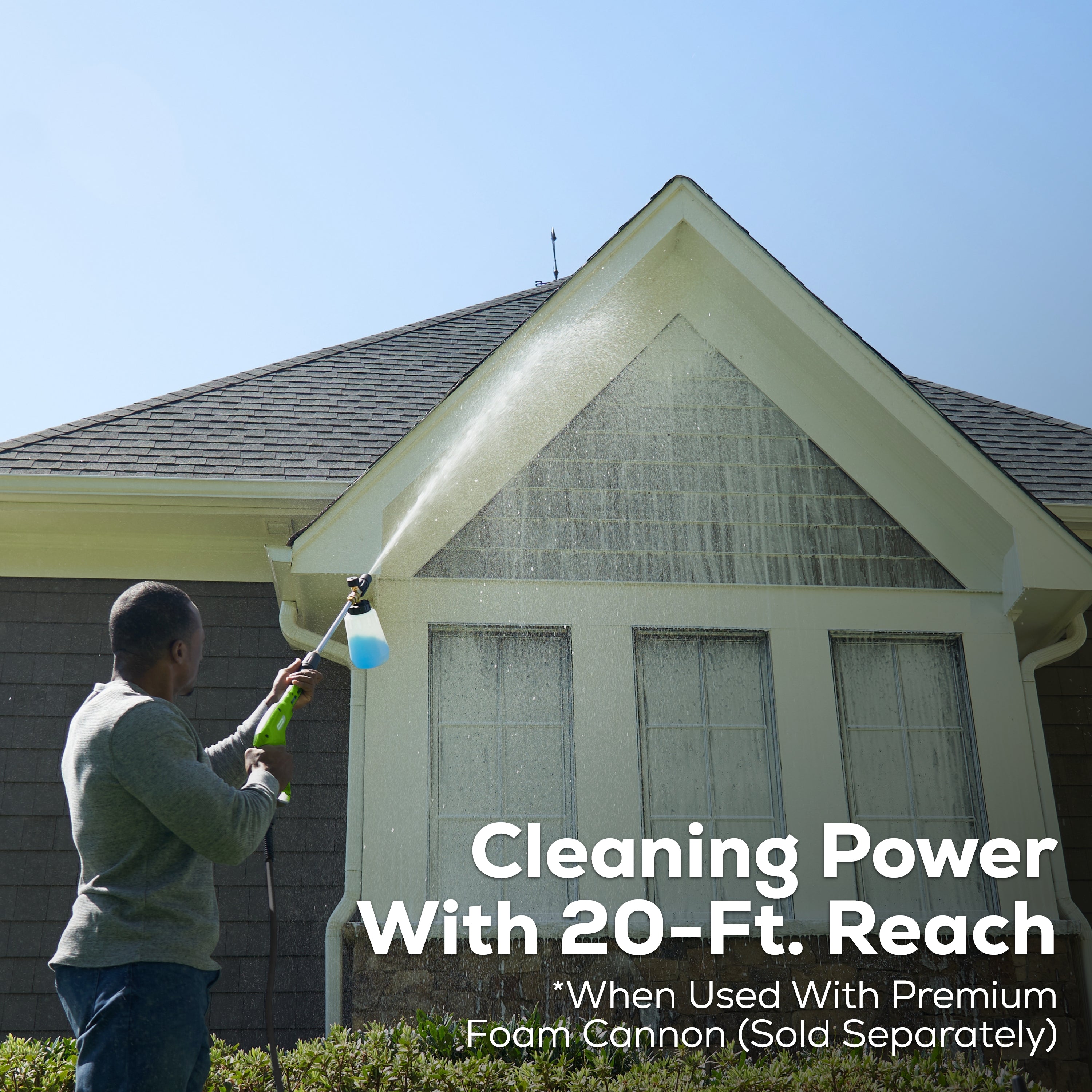 3000 PSI 2.0 GPM Electric Vertical Pressure Washer