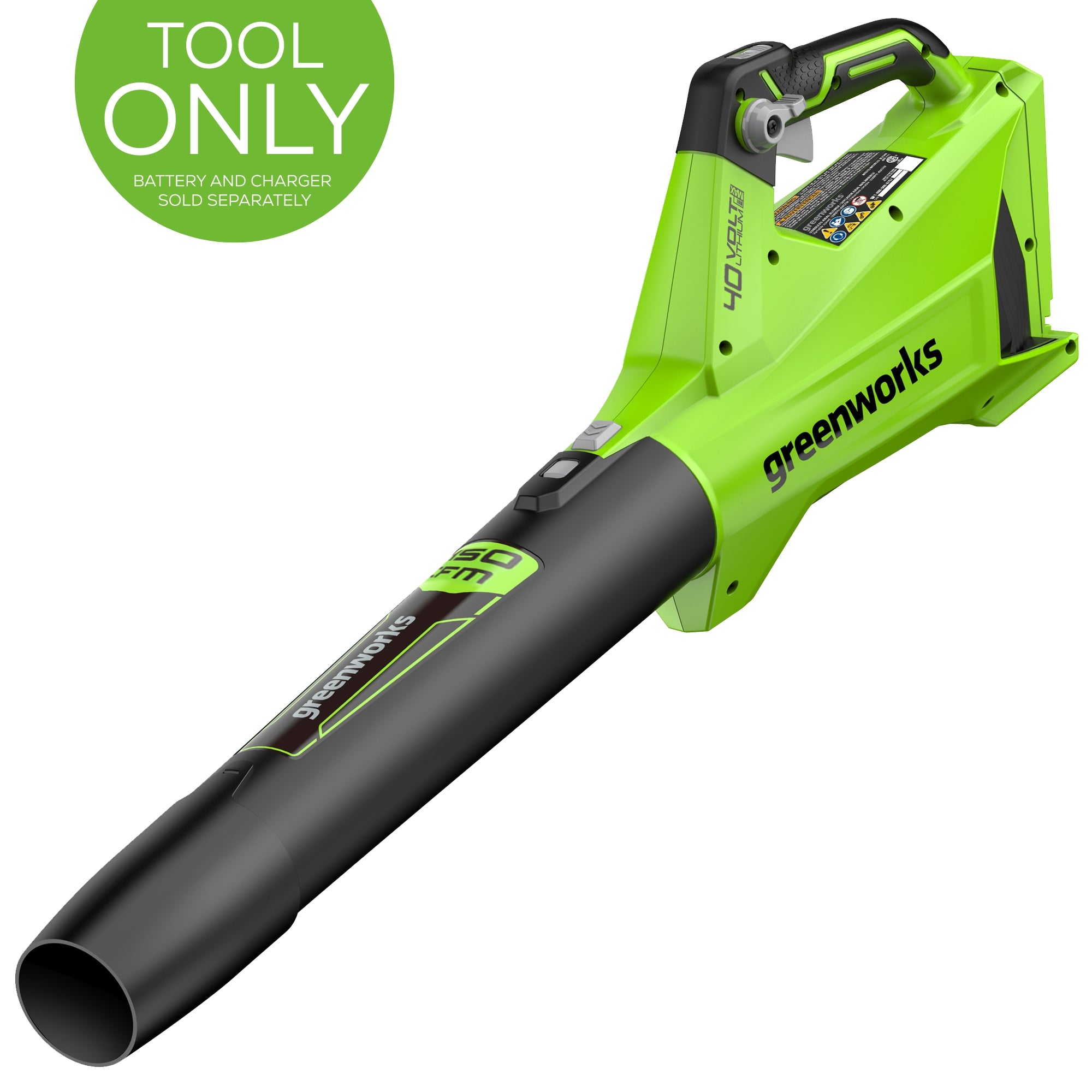 40V 450 CFM Cordless Battery Leaf Blower (Tool Only)