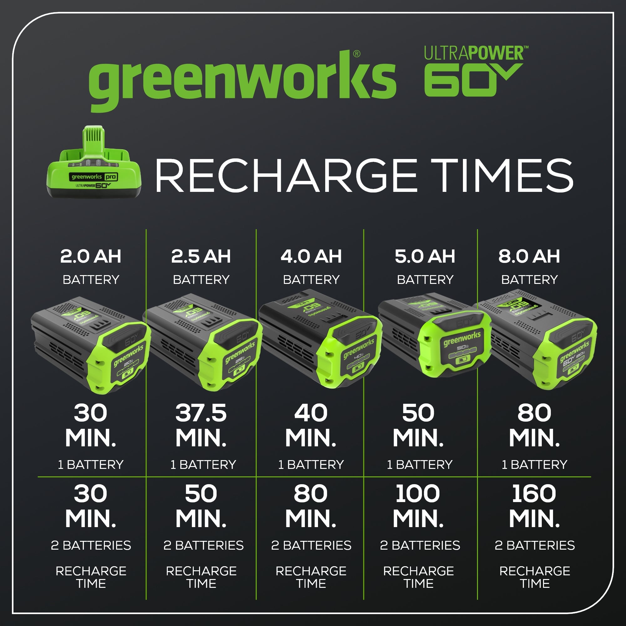 Pro 60V UltraPower 6A Dual-Port Battery Charger