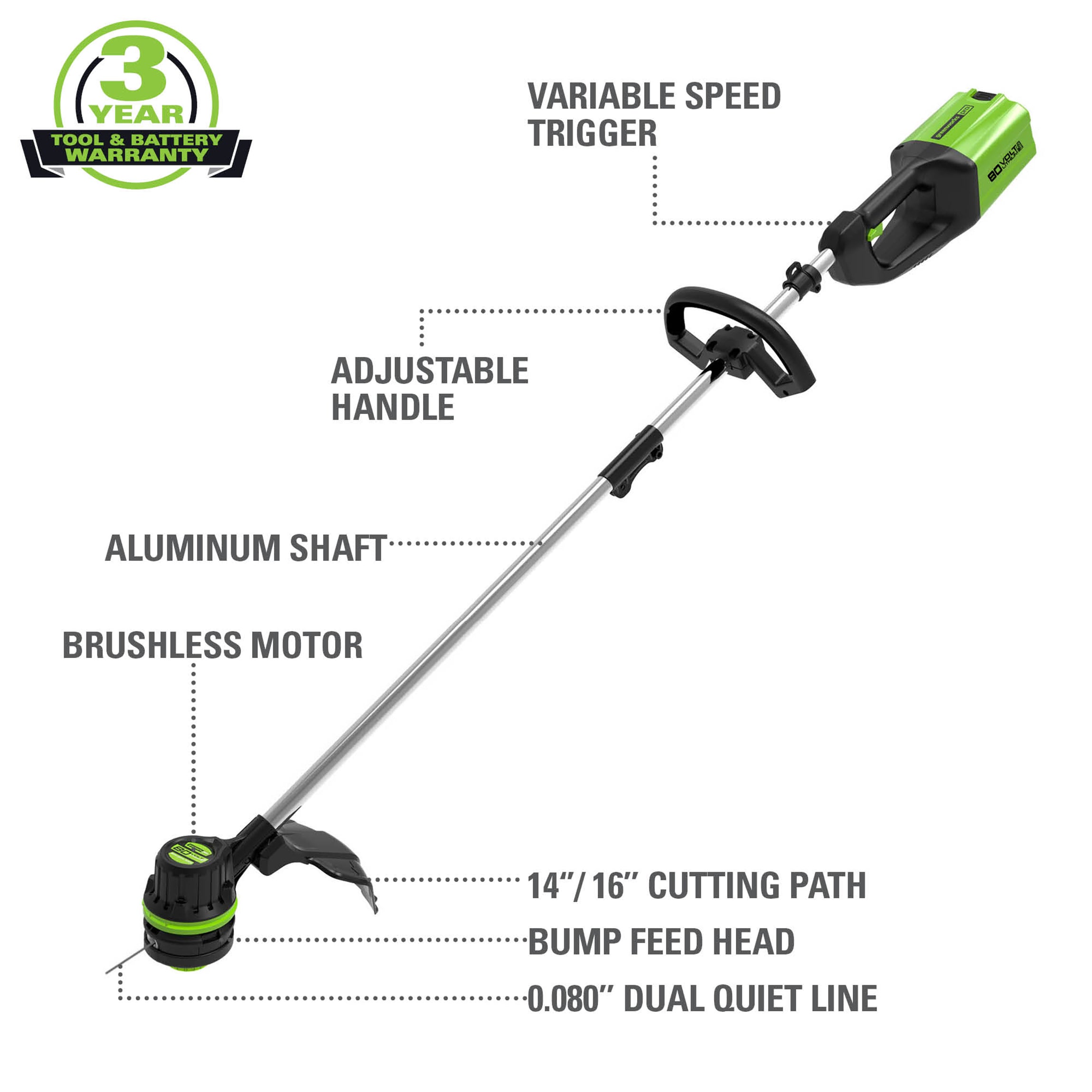 80V Cordless 16