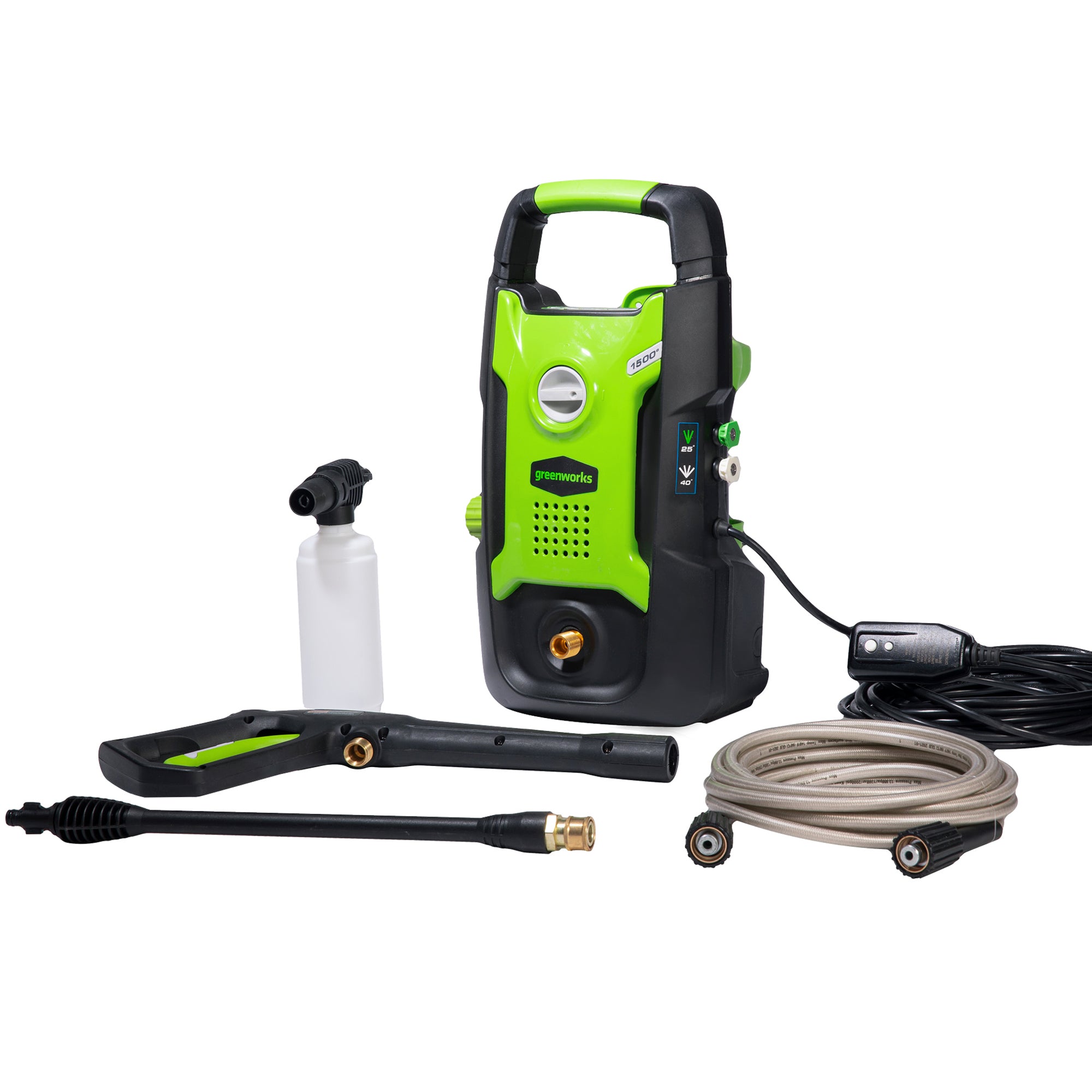 1500 PSI 1.2 GPM Cold Water Electric Pressure Washer