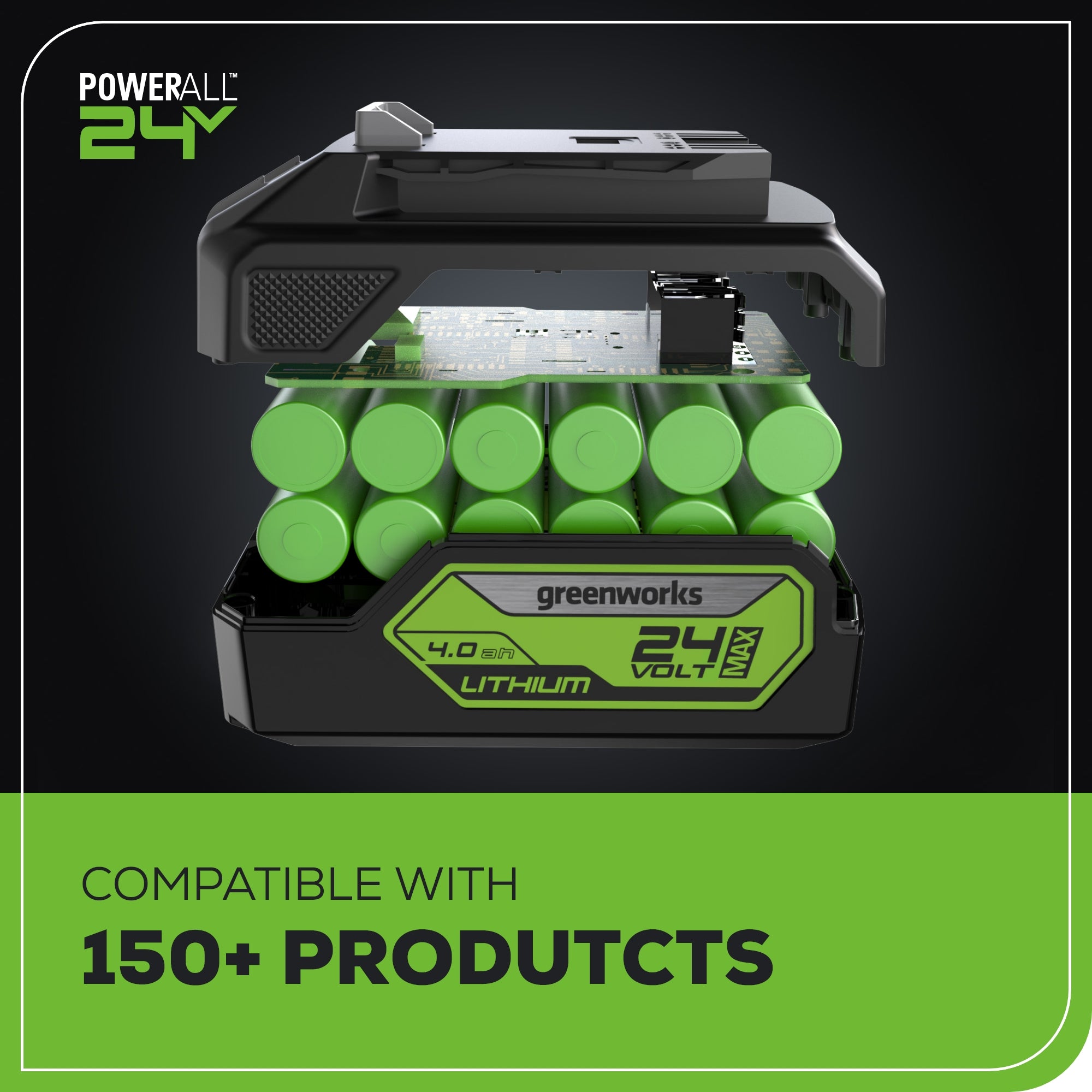 24V Cordless Battery 1/2