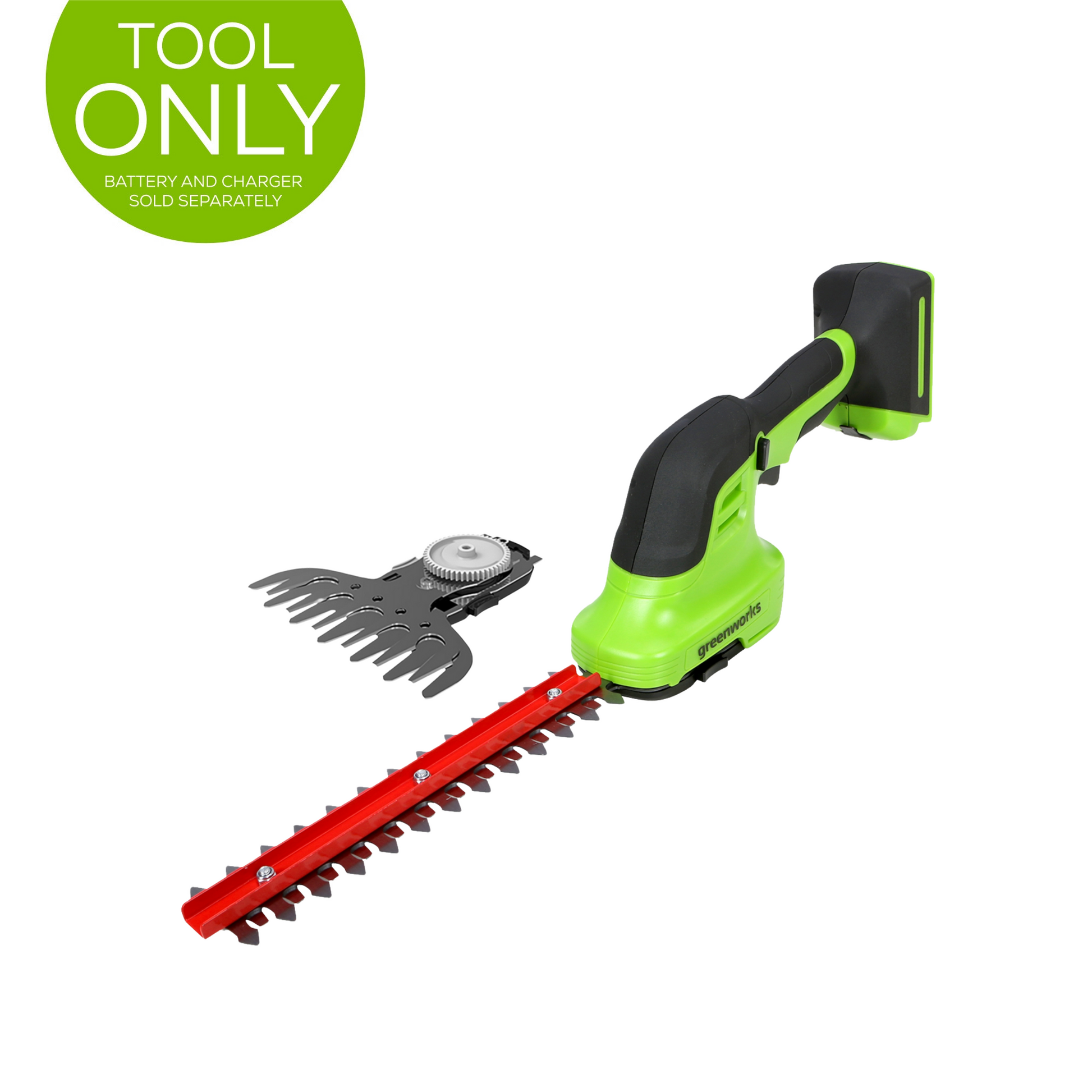 24V Shear Shrubber w/ 1.5Ah USB Battery & 0.5A Charger