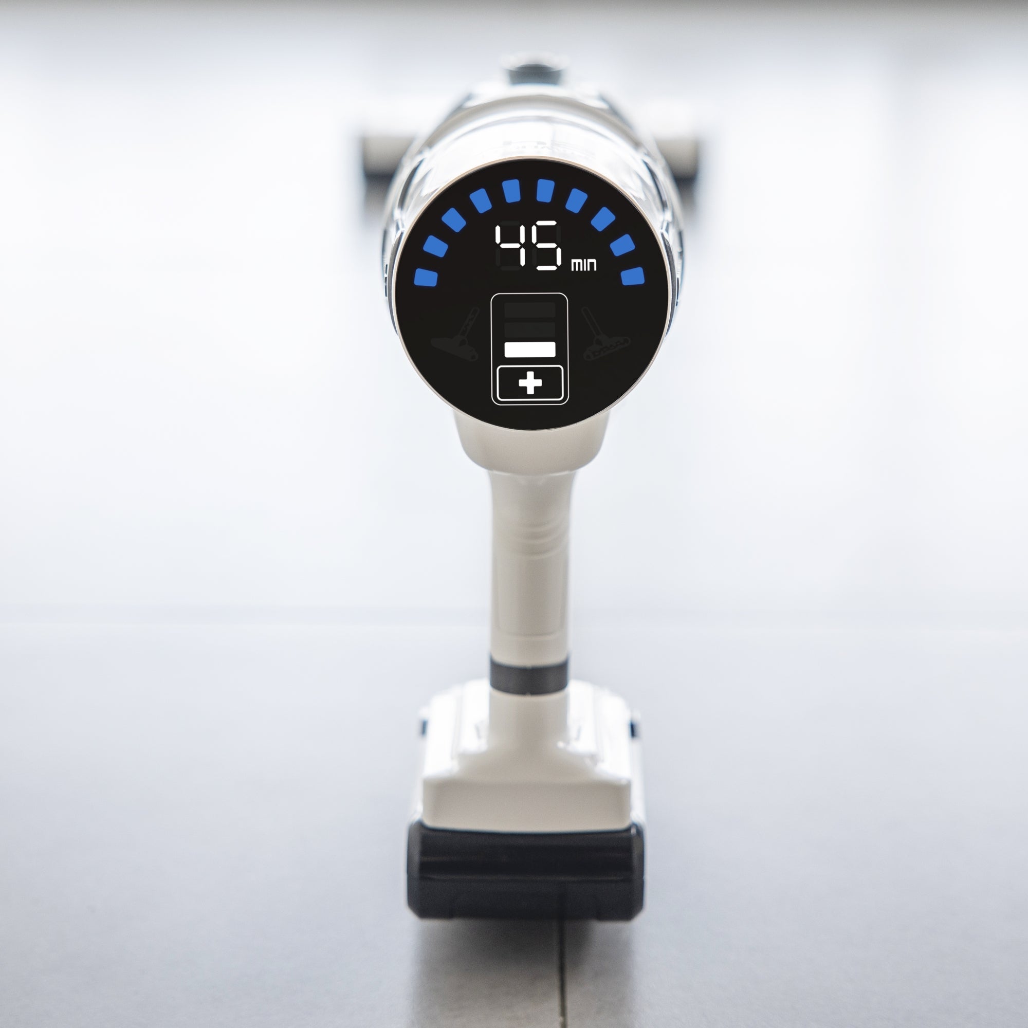 24V Cordless Battery White Stick Vacuum 3-in-1 Bundle w/ Two (2) 4.0Ah USB Batteries & Charging Stand