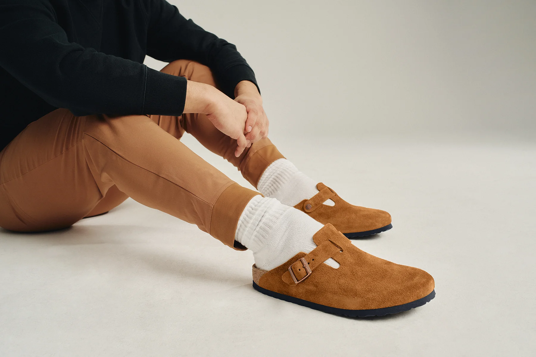 Women's Boston Suede Soft Footbed