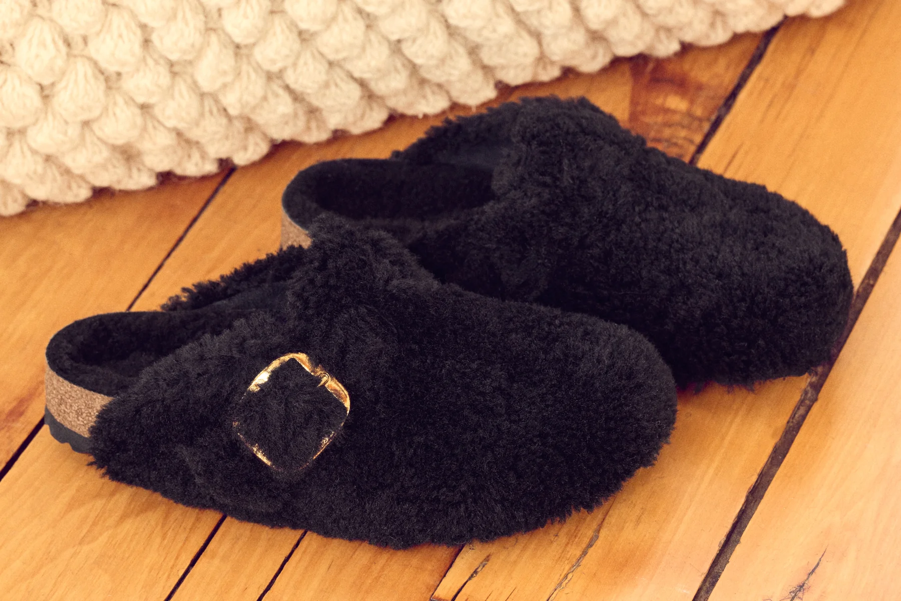 Women's Boston Big Buckle Shearling