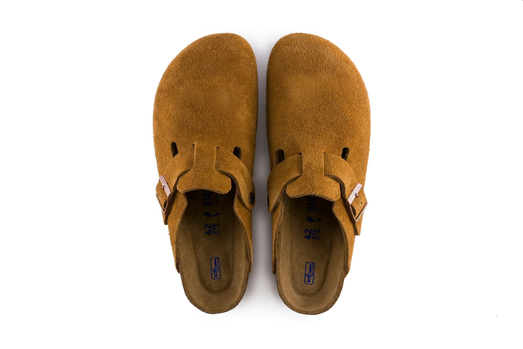 Women's Boston Suede Soft Footbed