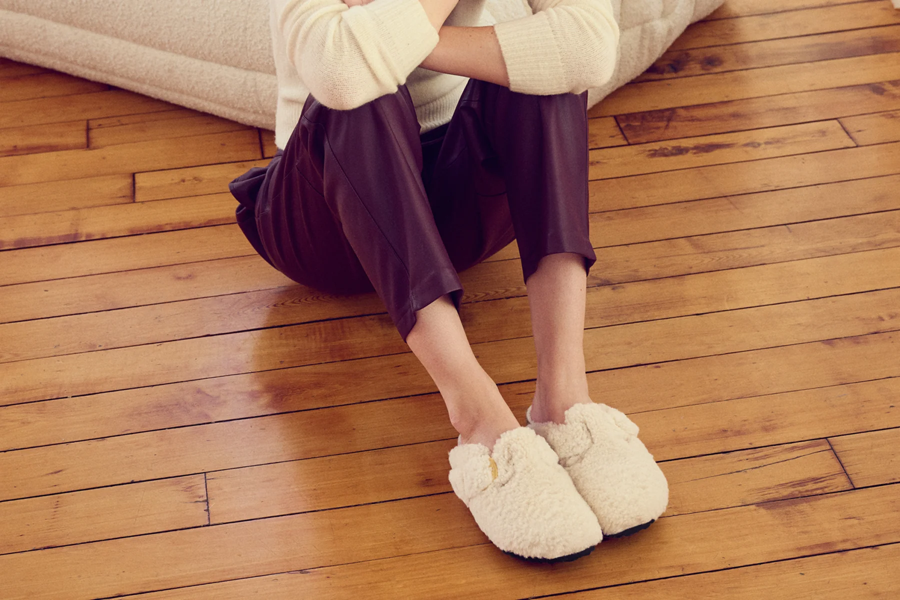 Women's Boston Big Buckle Shearling