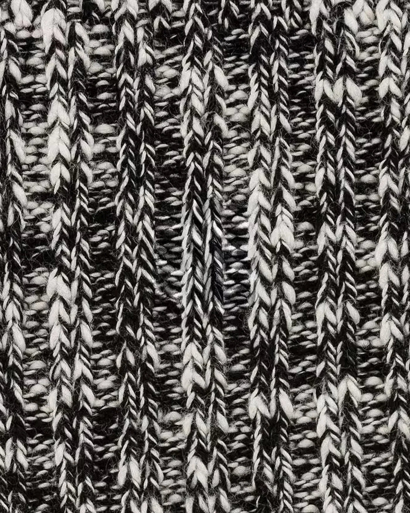 Calza Cottone Slub cotone nero