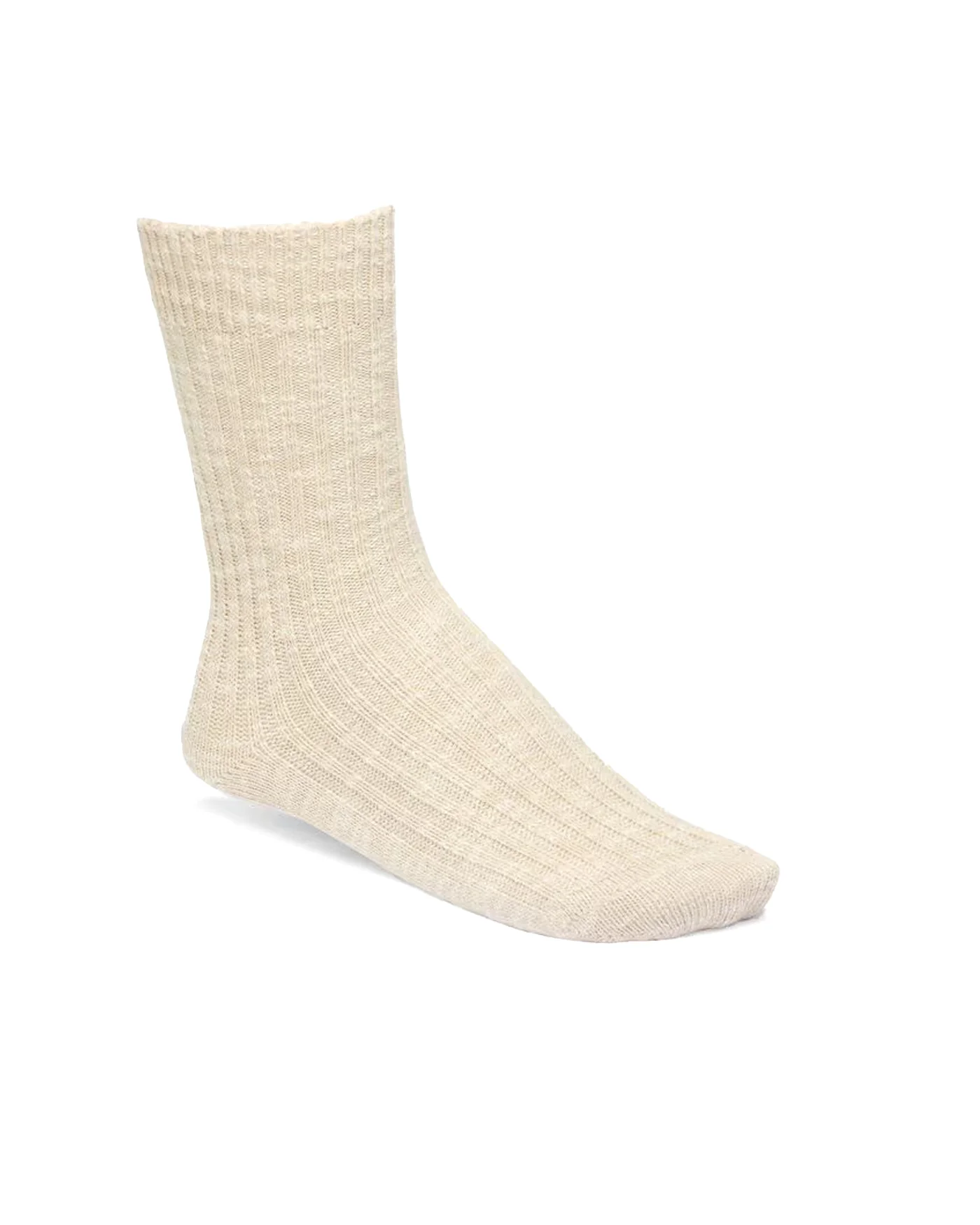 Calza Cotton Slub cotone beige