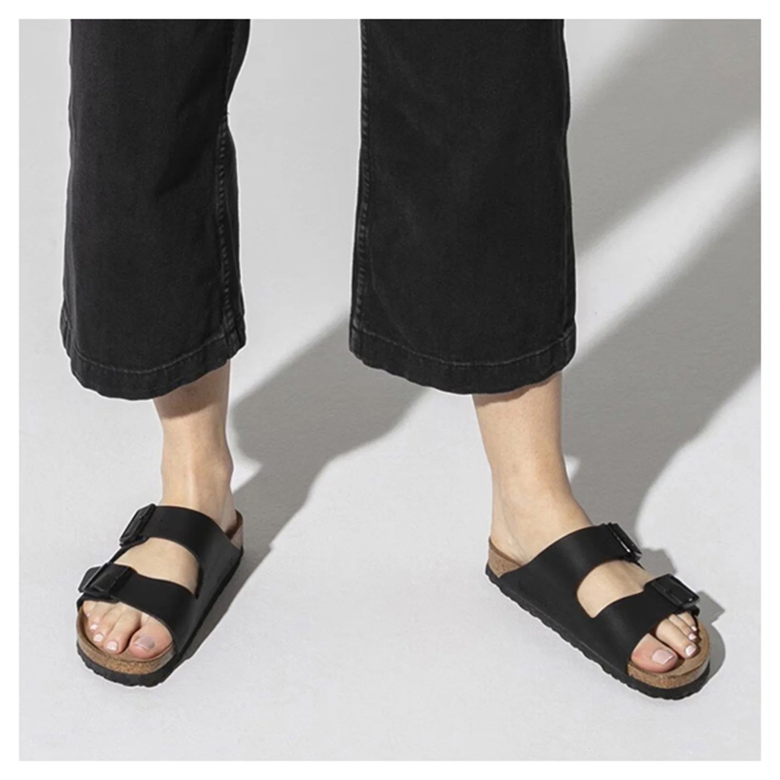 Men's Birkenstock, Arizona Soft Footbed Birko Flor Sandal - Regular Fit