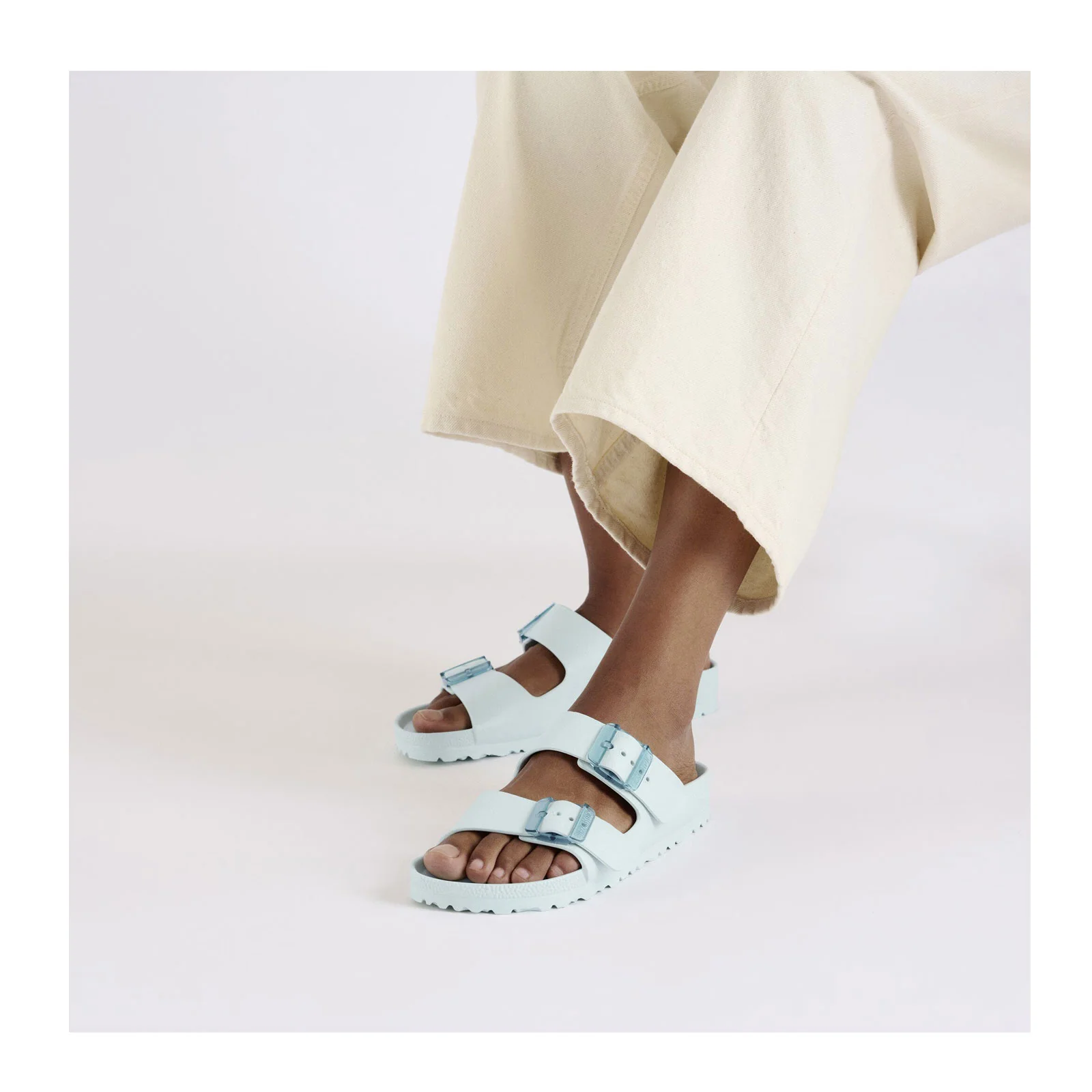 Women's Birkenstock, Arizona Stealth Buckle Sandal