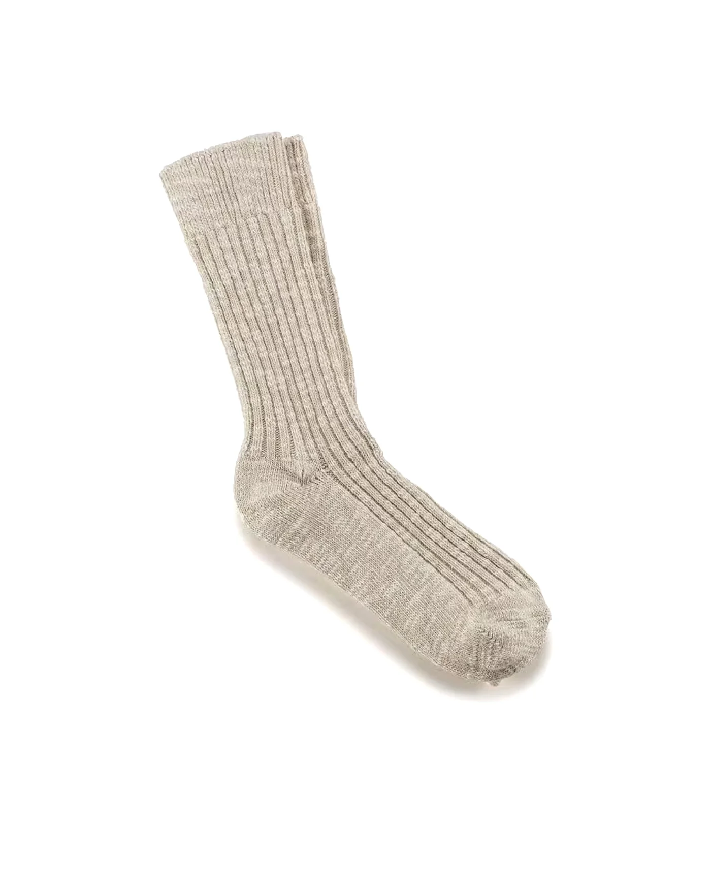 Calza Cotton Slub cotone beige