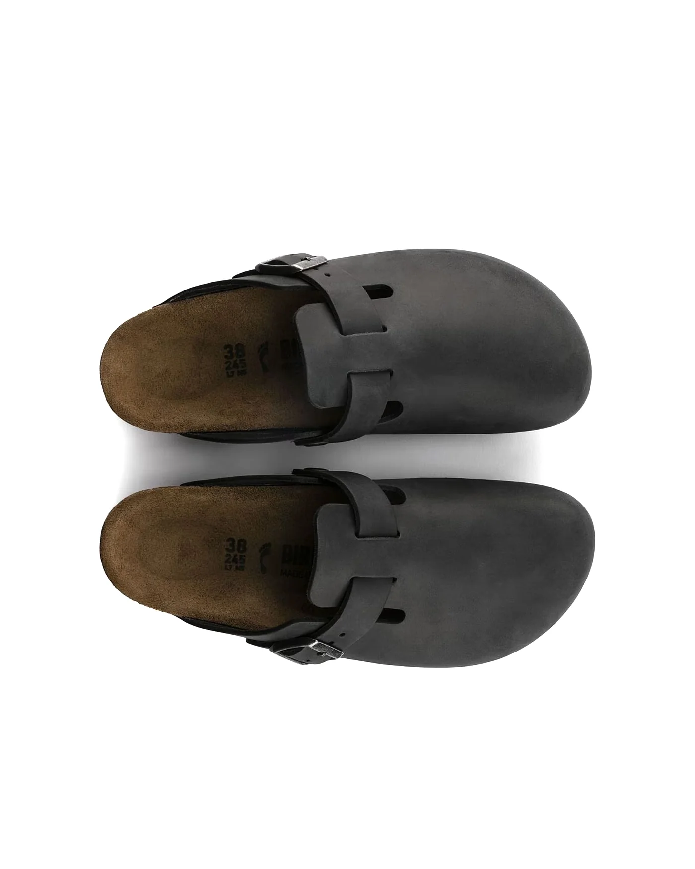 Sabot Boston Oiled Unisex pelle nera