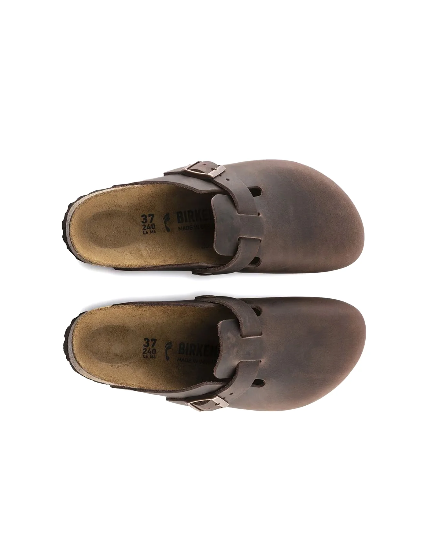 Sabot Boston Habana Unisex Oiled pelle marrone