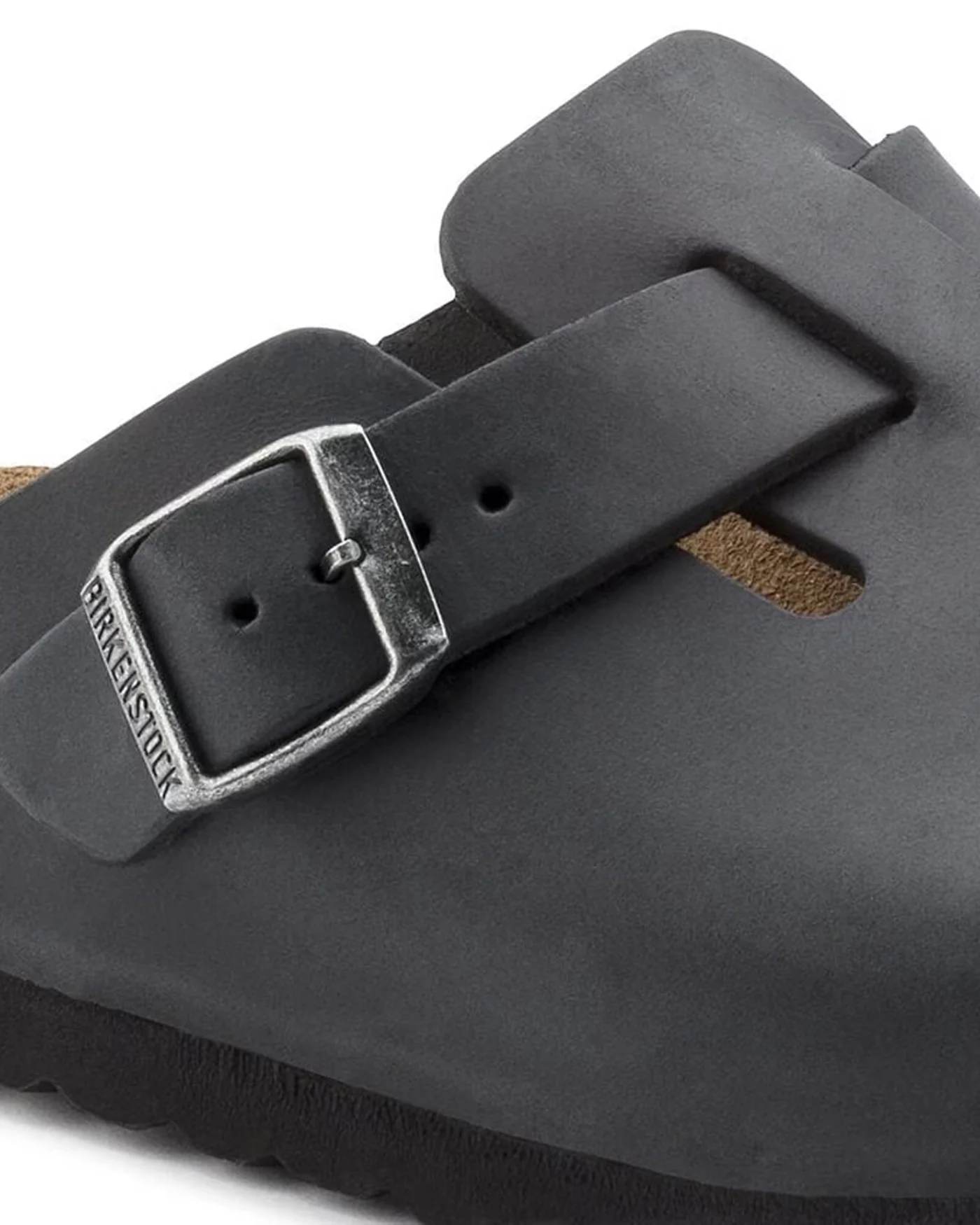 Sabot Boston Oiled Unisex pelle nera