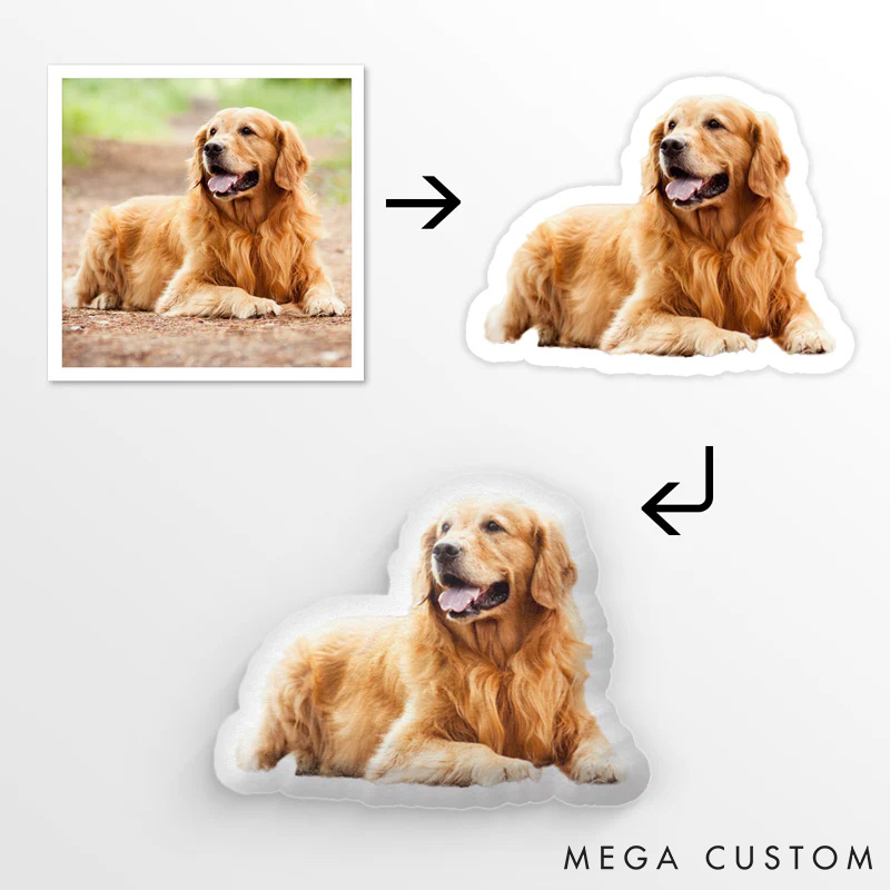 Personalized Pet Lover Photo My Beloved Fur Baby Throw Pillows