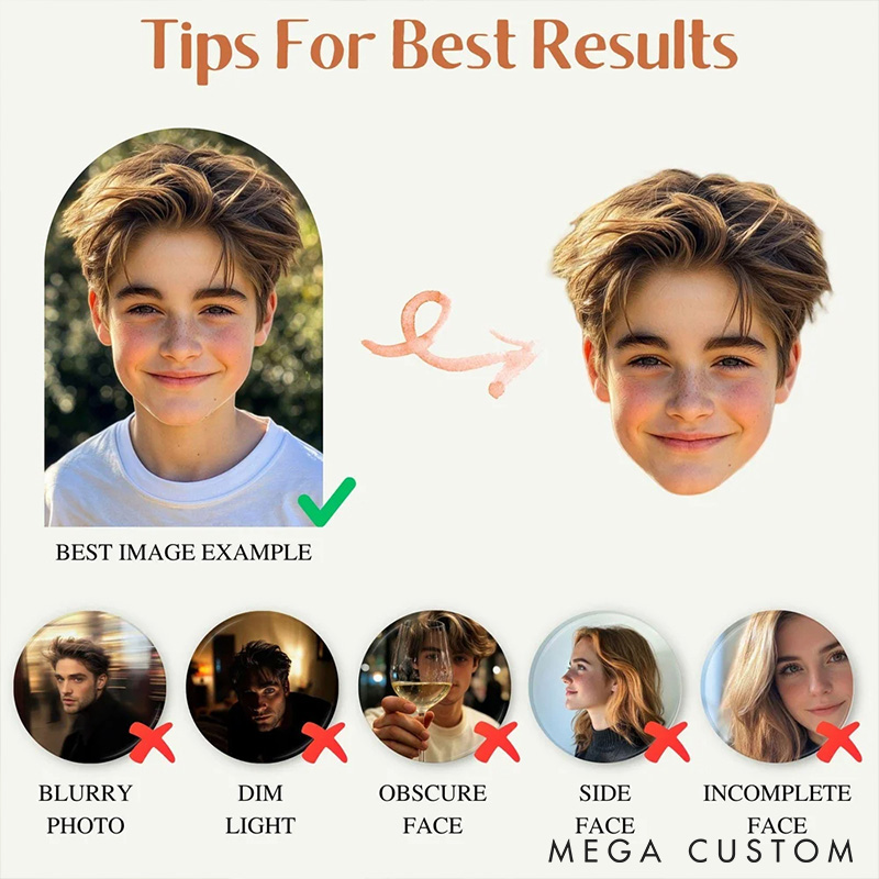 Personalized Baseball Christmas Ugly Sweatshirt with Custom Face and Name