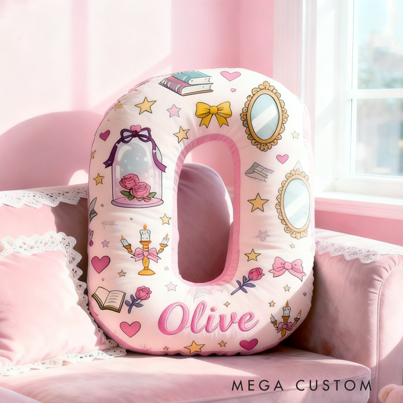 Personalized Dream Princess with Graphic 3D Print Name Pillow Christmas Gift for Kids