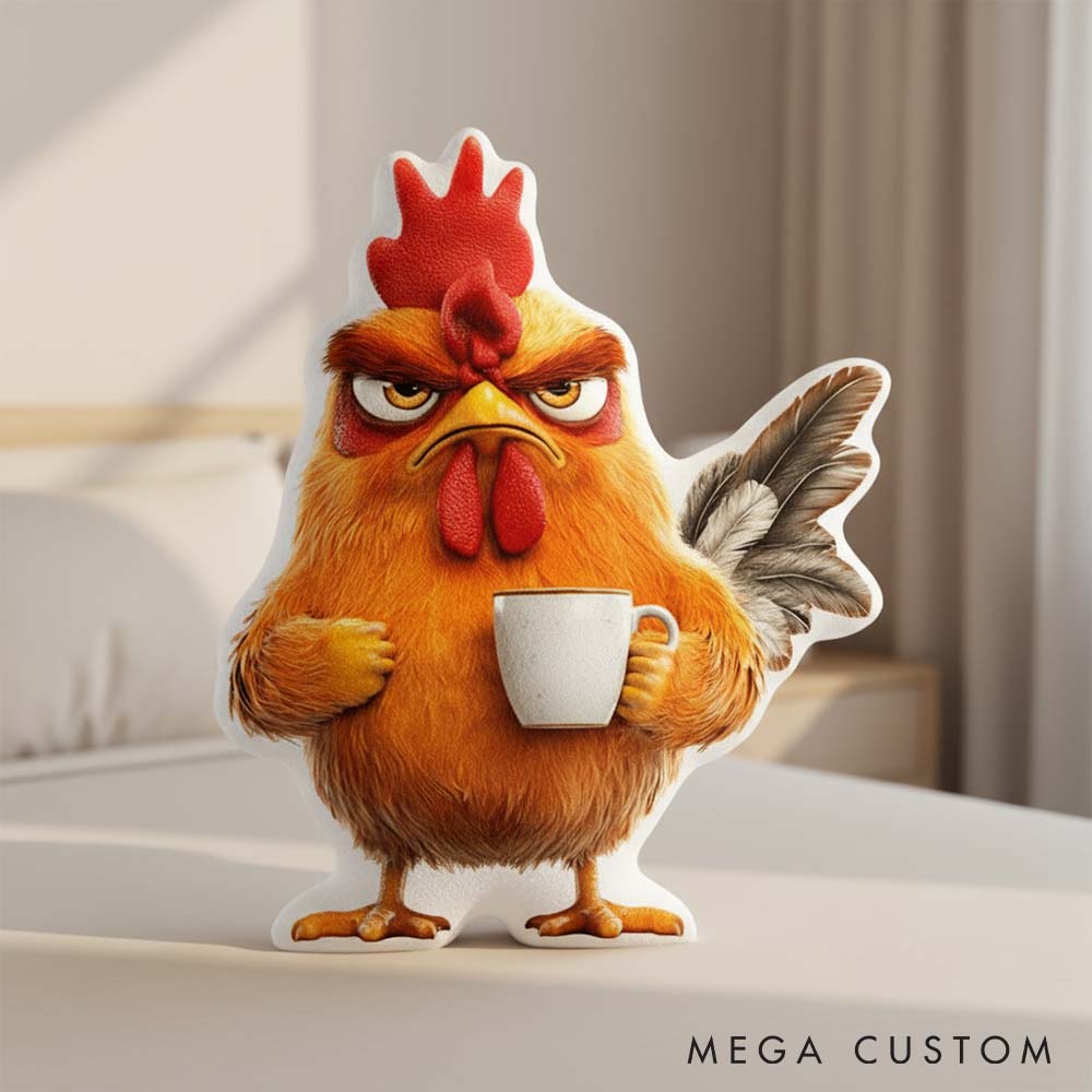 Personalized Pet Lover Funny Chicken Graphic 3D Print Pillow