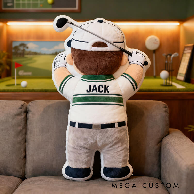 Personalized Graphic3DPrint Golf Pillow with Custom Name and Perfect Gift for Yourself or any Golf Enthusiast