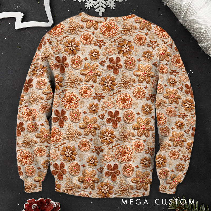 Personalized Grandma's Perfect Batch Ugly Sweater Baking Ugly Christmas Sweater for Kids Grandma Mom Adult