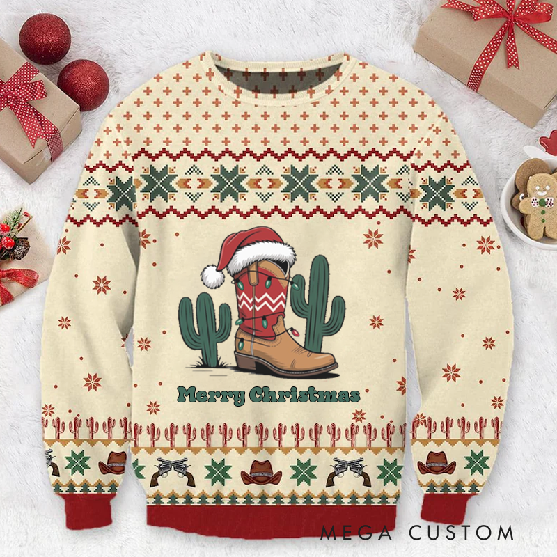 Personalized Ugly Sweater Music Christmas Sweater Song Fan Family Sweater
