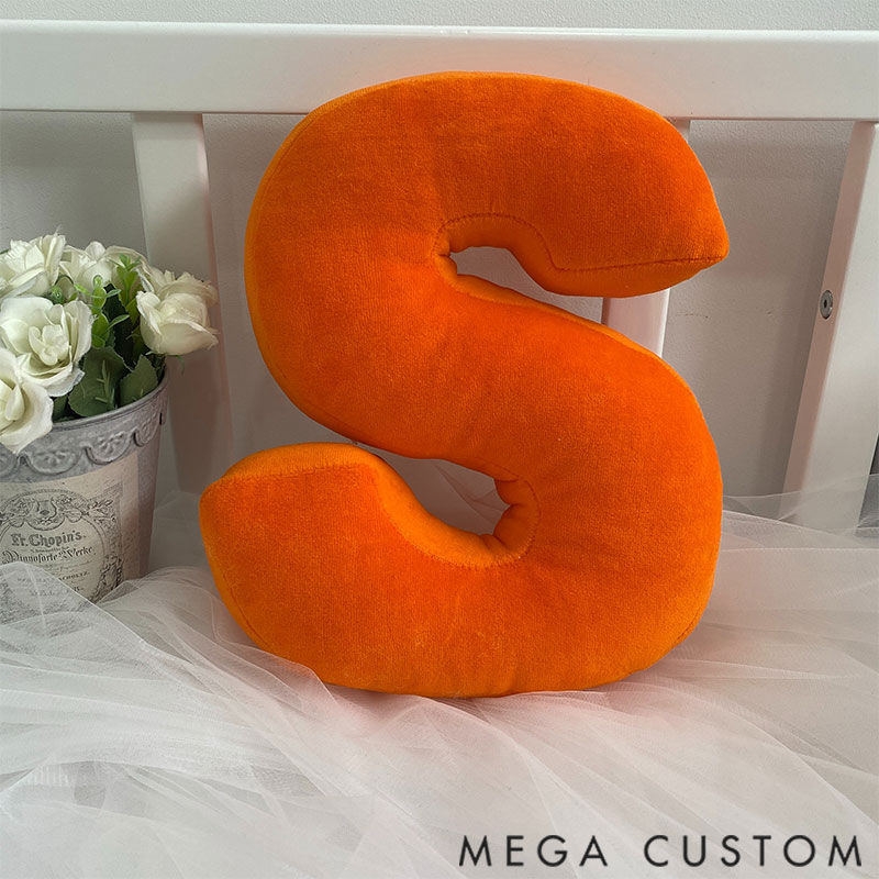 Personalized Graphic 3D Print Pillows Letter Shape Pillows Decor Christmas Gifts for Family