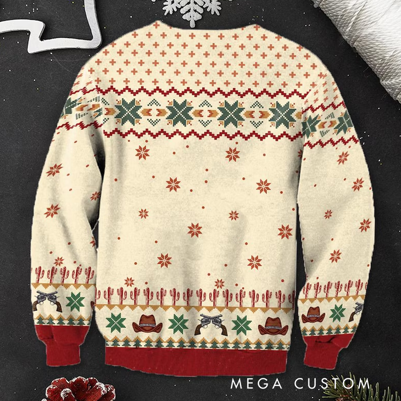 Personalized Ugly Sweater Music Christmas Sweater Song Fan Family Sweater