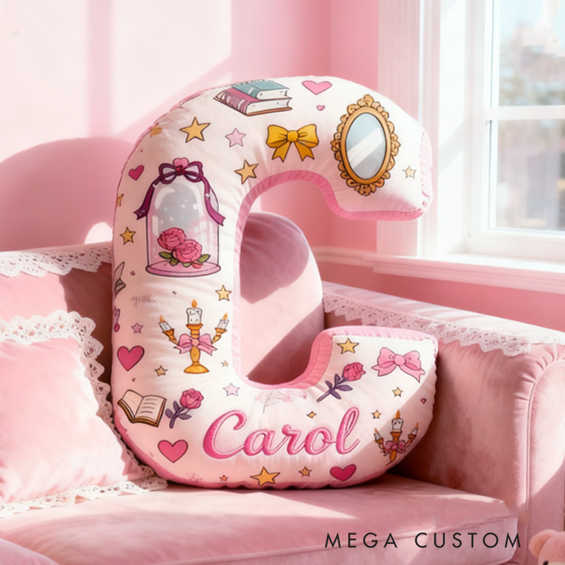 Personalized Dream Princess with Graphic 3D Print Name Pillow Christmas Gift for Kids